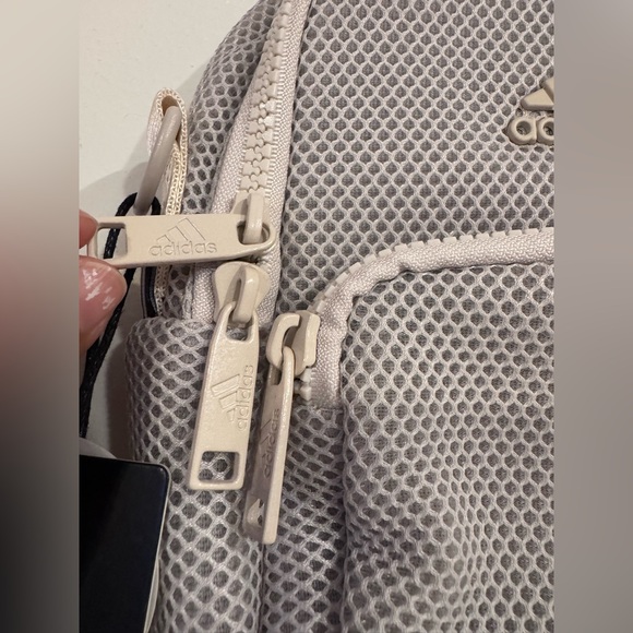Adidas Cream Mini Backpack/New - Picture 10 of 12